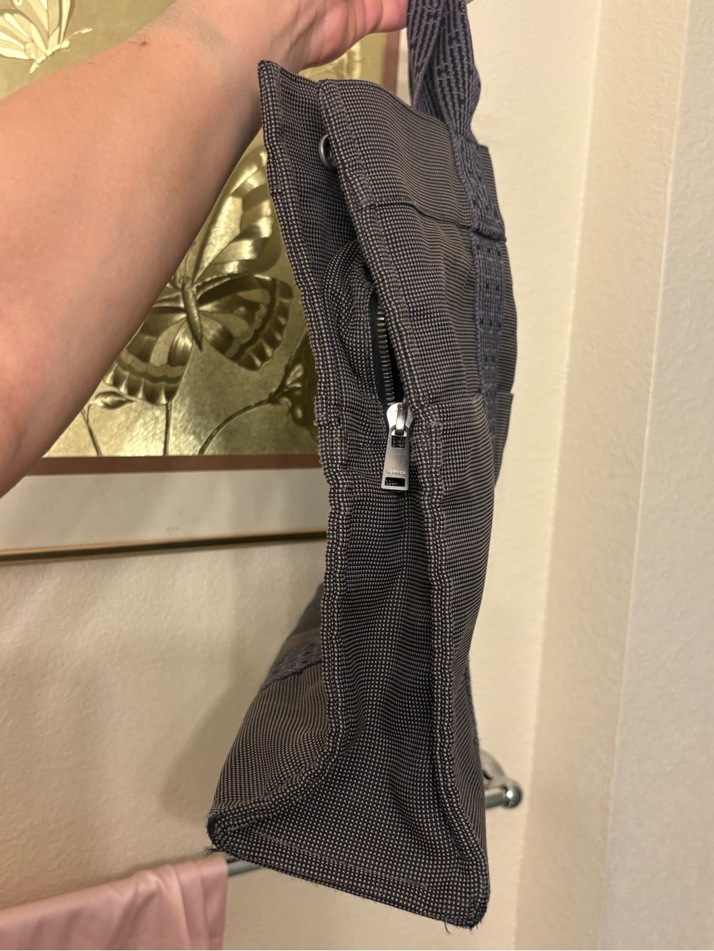 Hermes Canvas Tote Herline MM - Picture 6 of 14